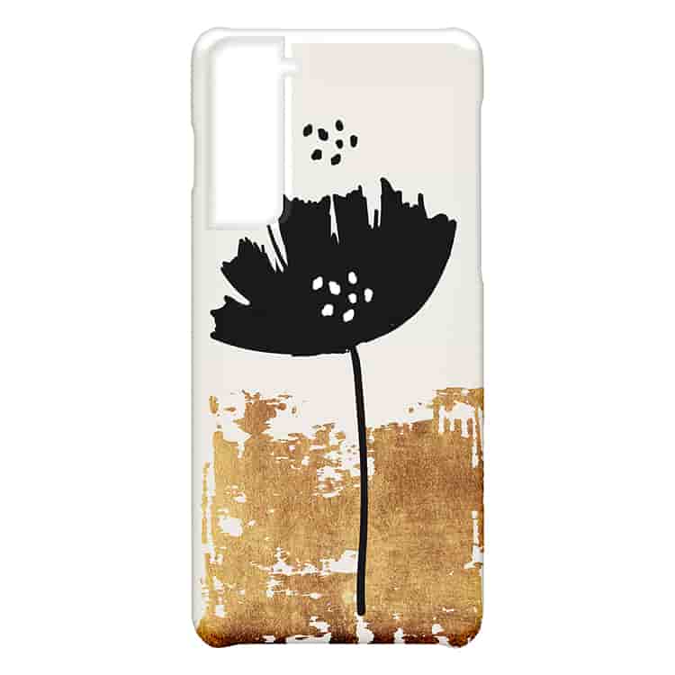 Black Poppy Galaxy S21ケース