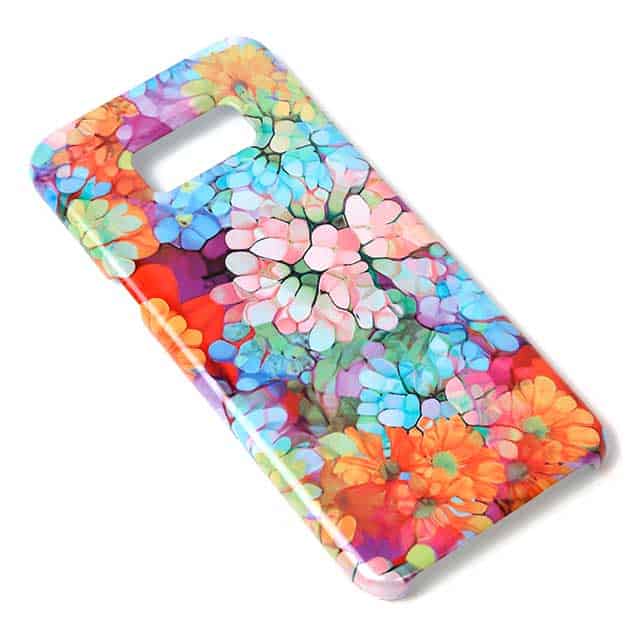 Rainbow Flower Shower Galaxy S8+ケース