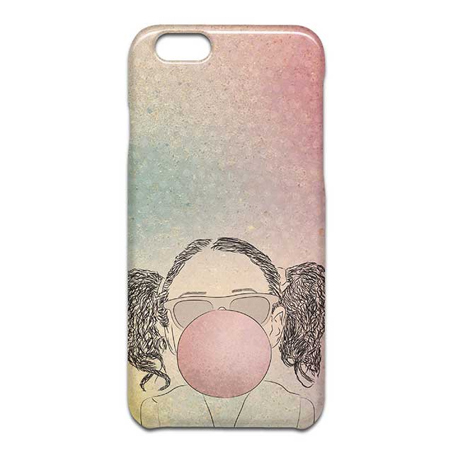 A Girl with A Gum iPhone6ケース