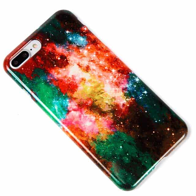 Rainbow Galaxy iPhone8 Plusケース