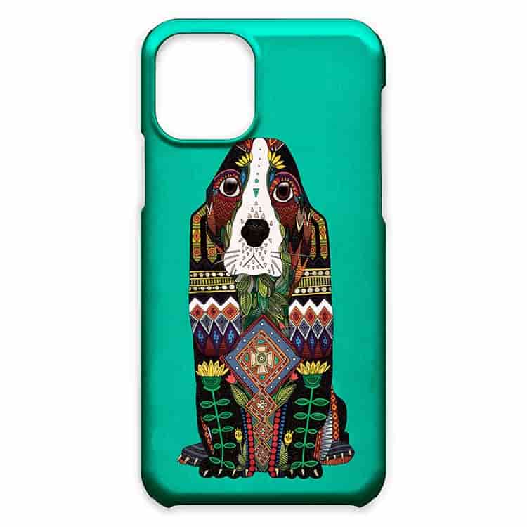 Basset Hound Love Jade iPhone11/11Pro/11Pro Maxケース