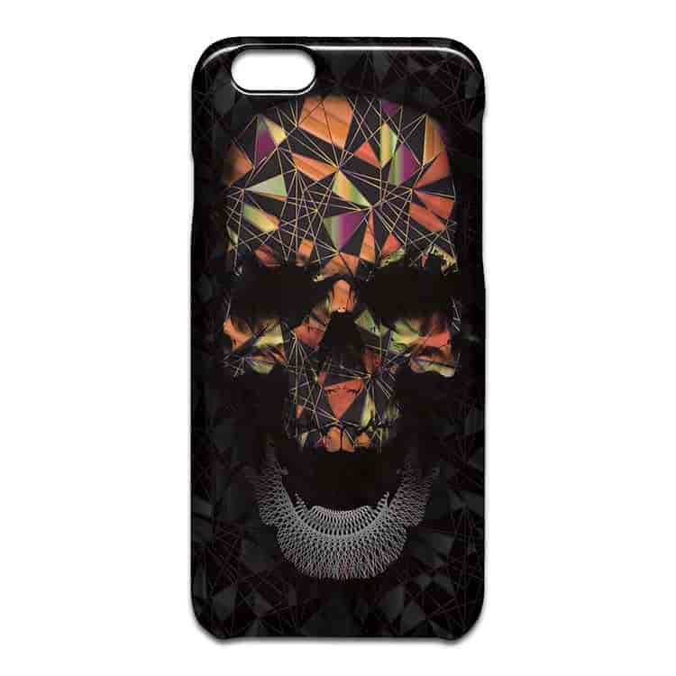 Geometric Skull iPhone SEケース