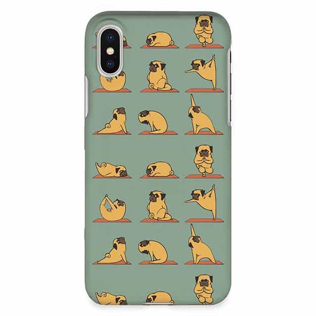 iPug Yoga iPhone XRケース