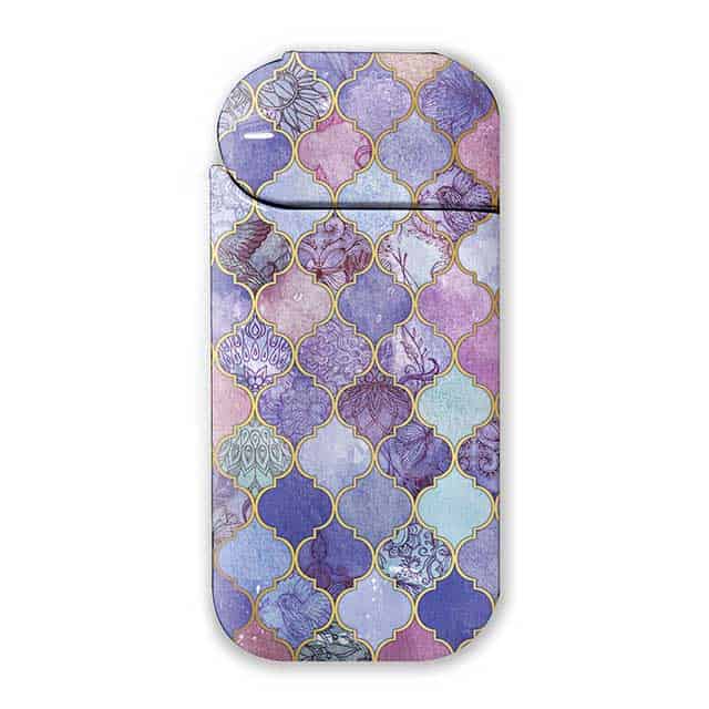 【アイコス ケース】Royal Purple Mauve and Indigo Decorative