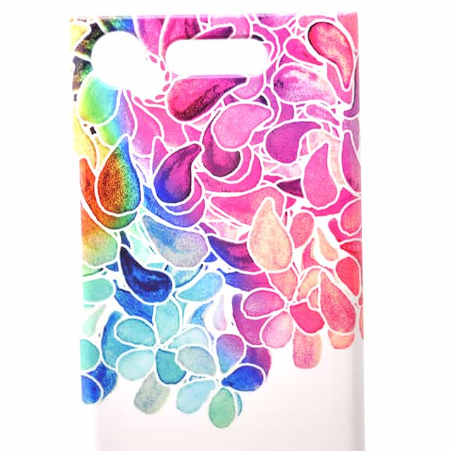 Rainbow Paisley Floral スマホケース2