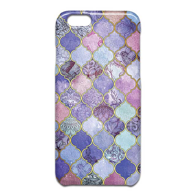 Royal Purple Mauve and Indigo Decorative スマホケース1