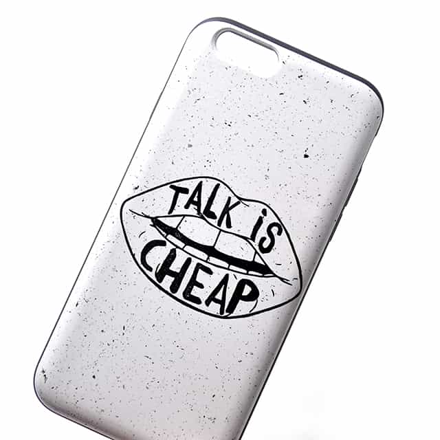 Talk is Cheap スマホケース2