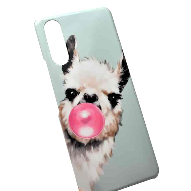 Bubble Gum Sneaky Llama in Green Xperia 10 IIケース