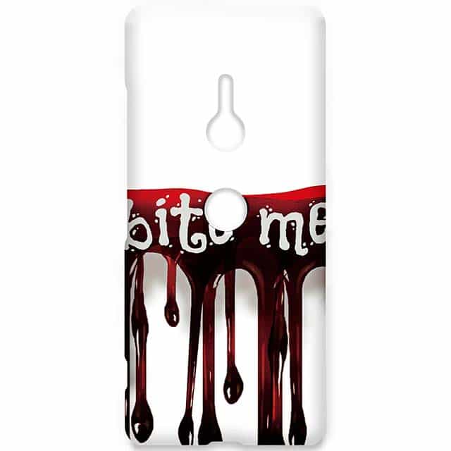 Bite Me, Vampire Halloween Blood Drip Xperia XZ3ケース