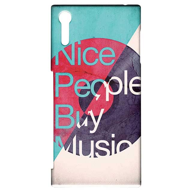 Nice People Buy Music Xperia XZケース